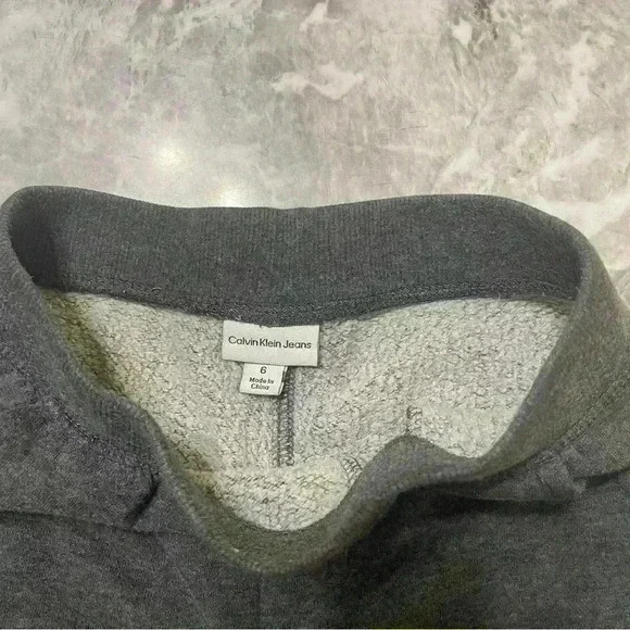 CALVIN KLEIN Boys Fleece Modern Logo Hoodie and Joggers 2 Piece Set Cozy Winter - Picture 8 of 9